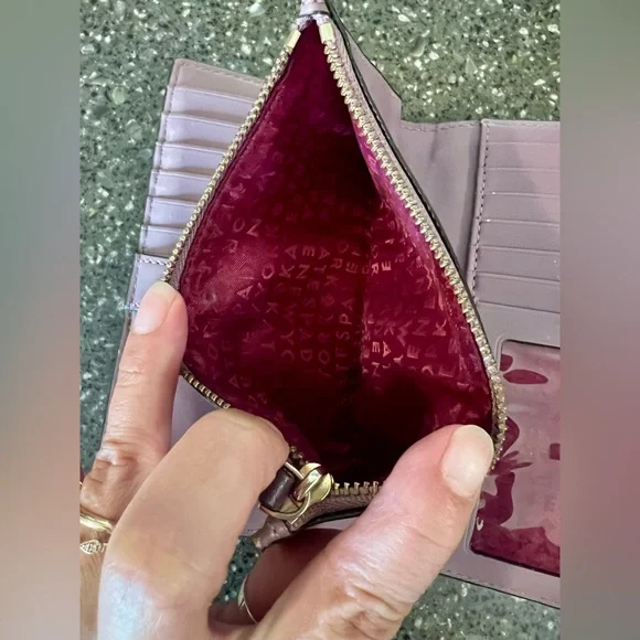 Kate Spade Plum Laurel Way Stacy Large Slim Leather Wallet | Classic | Cute - Picture 5 of 13